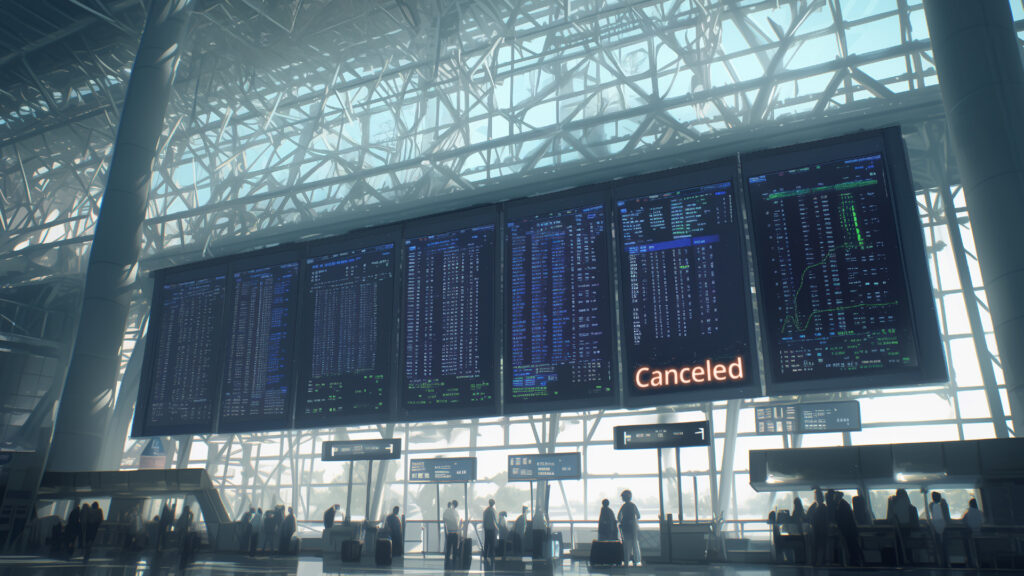 Illustration 1: Inside Itami Airport