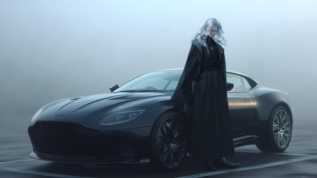 Illustration 1: Takano with the Aston Martin