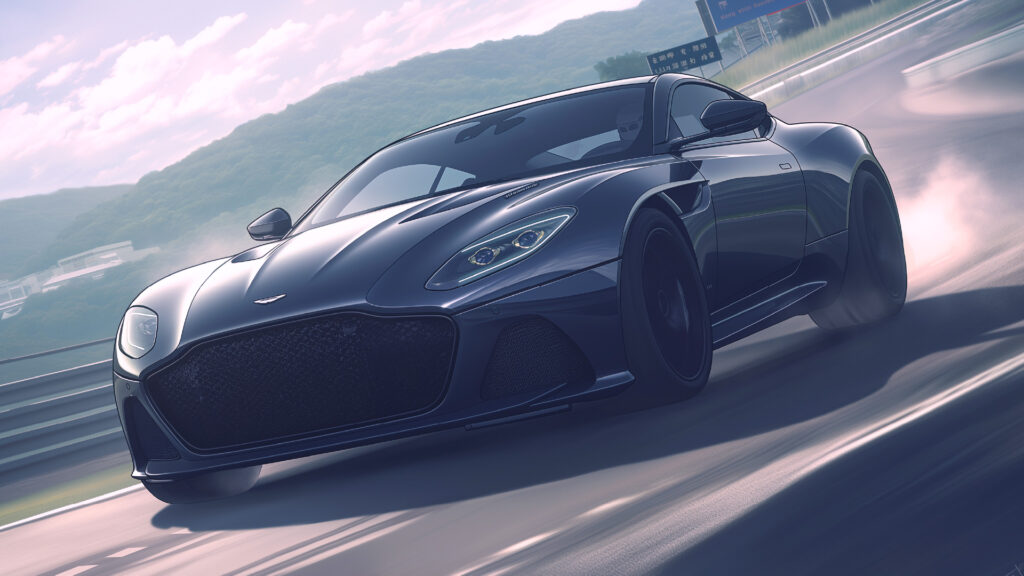 Illustration 3: Aston Martin on the expressway