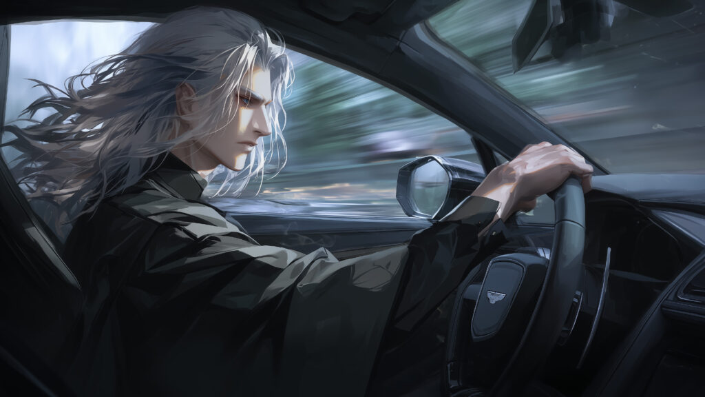 Illustration 4: Takano driving