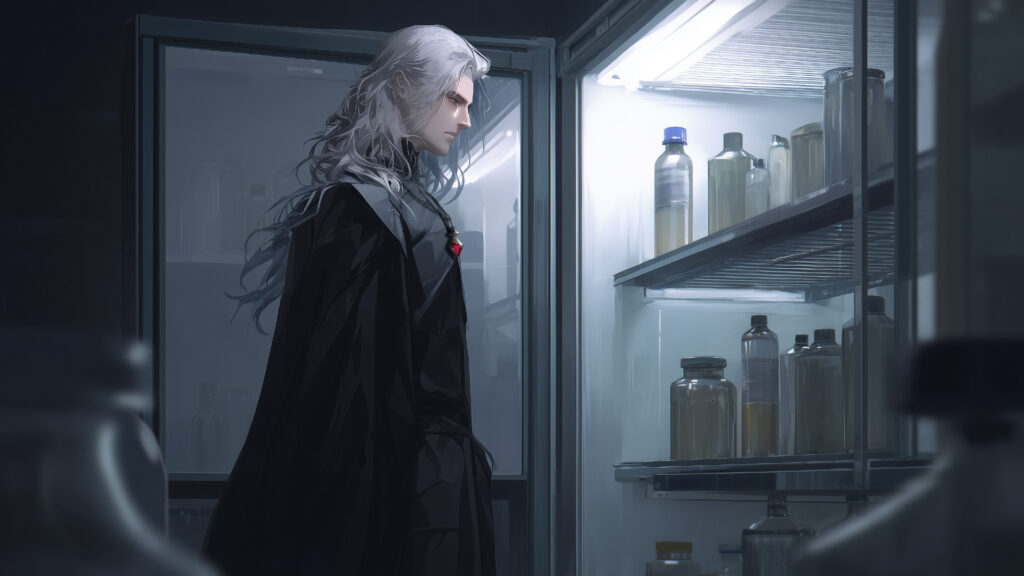 挿絵７
OISTの研究室の冷蔵庫　高埜木魂
===