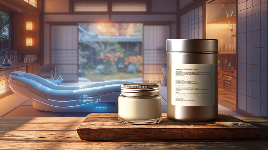 挿絵7
アルミ缶とクリームのジャー、背景は止水の和風施術室
===