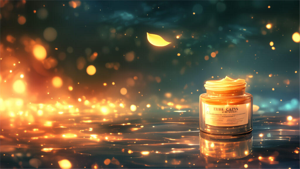 [Illustration 9: A poetic inner vision of the loquat cream]