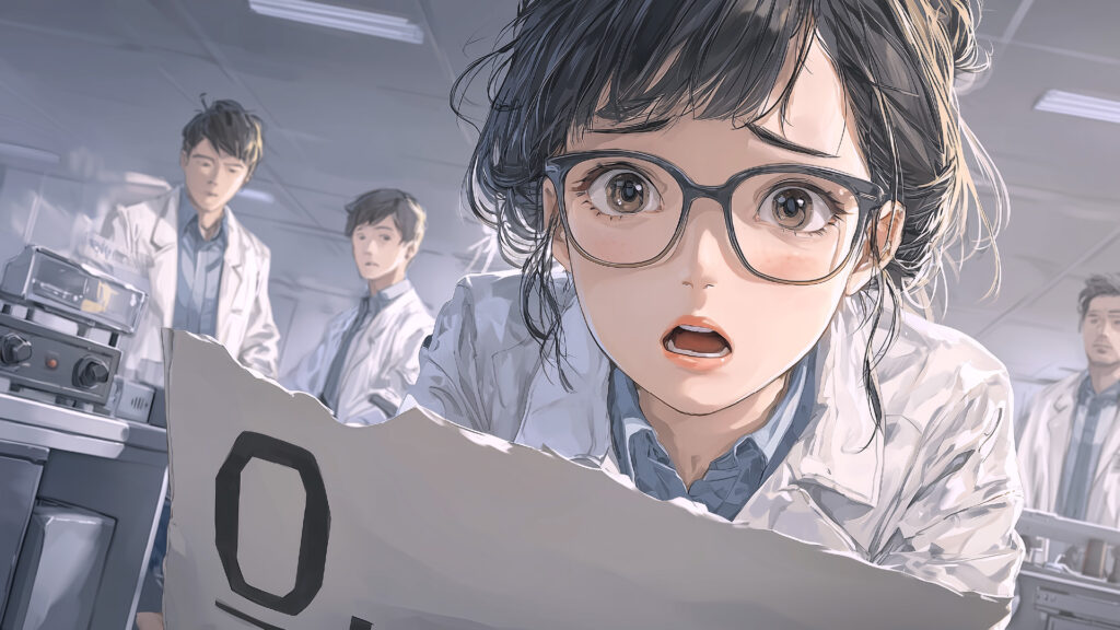 挿絵4
テスト結果が「ゼロ」！
===